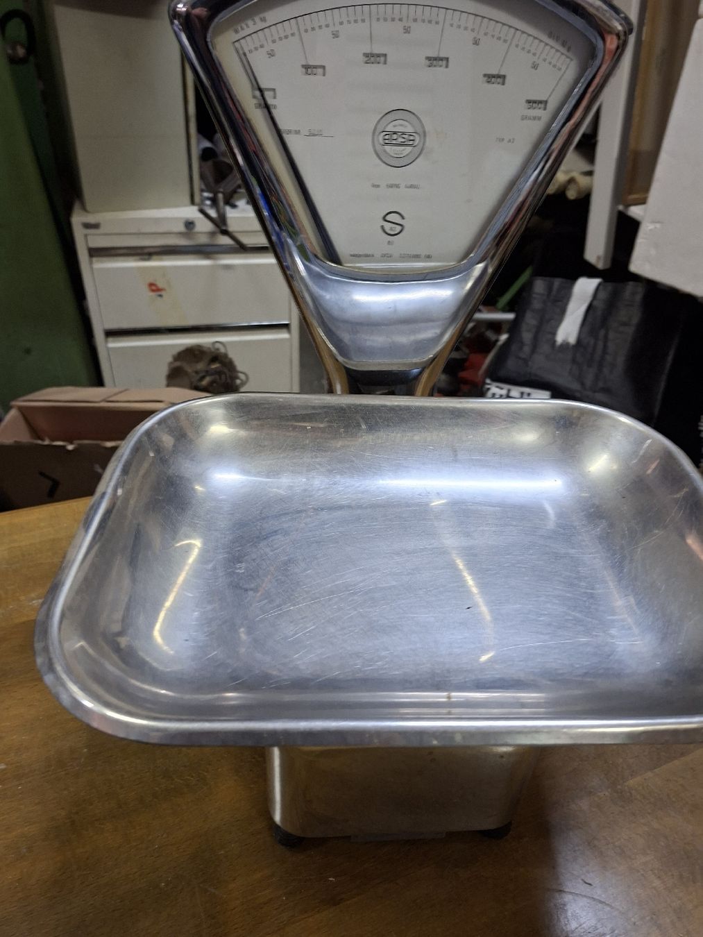 Bilance da cucina: Vintage ARSA Küchenwaage, Chromstahl  – Usato da Grossdietwil venduto da hufi10 1