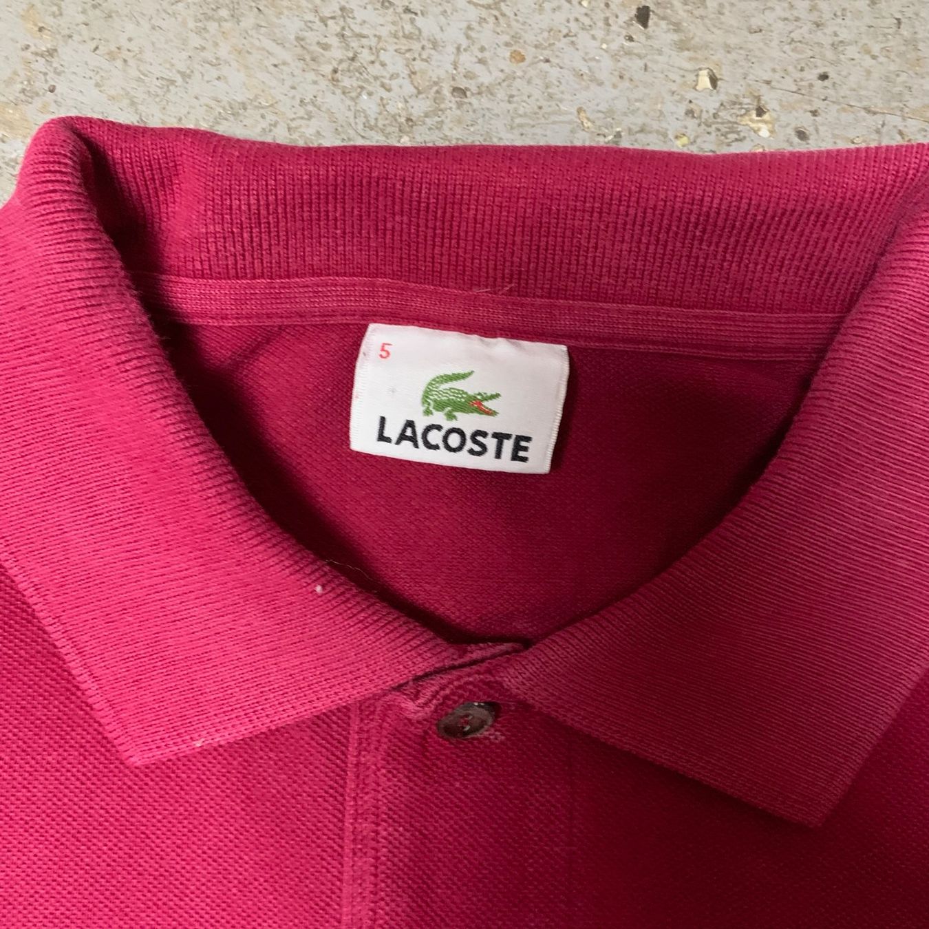 Polos: rotes Lacoste Polo M – D'occasion à St. Gallen par ale_7yby 1