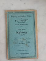 KYBURG 1918 Topographischer Atlas Schweiz 1:25'000