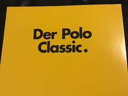 VW Polo Classic Verkaufsprospekt 24 Seiten, Topzustand 1982