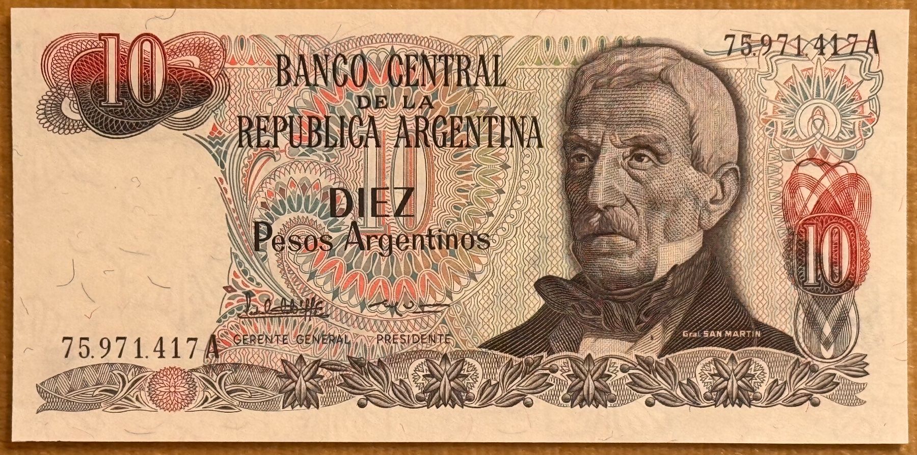 Banconote: Argentinische Banknote - 10 Pesos - Raritat – Usato da Andwil SG venduto da Ariisa1234