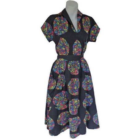 Zweiteiler Jupe und Oberteil S Tellerrock Orig VINTAGE 1950s