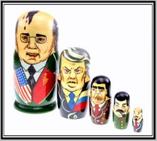Matryoshka - Babuschka 5 er Matrjoschka Puppe Nr. 0083