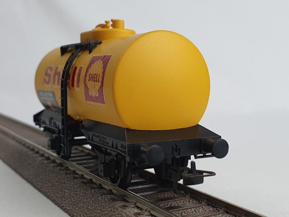 Kleinbahn Modellini di ferrovie: Kleinbahn 325 DC ÖBB Kesselwagen "Shell" , OVP – Usato da Seon venduto da voAllBah 4