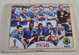 Panini WM 2018 Russia Nr 672 Brasilien - Gold Edition