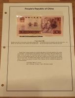 4x 1 Yuan Druckfrisch / zirkuliert