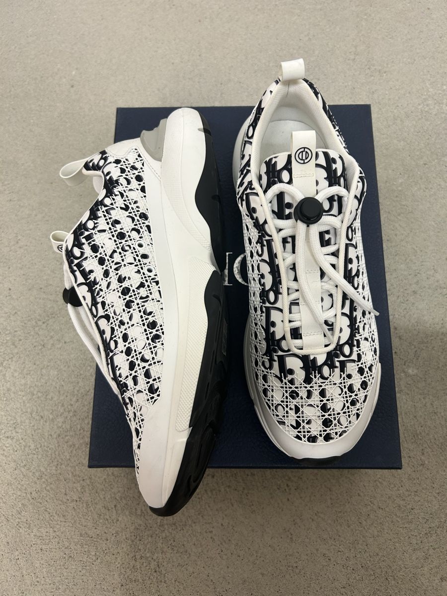 Dior Herrenschuhe: Dior B24 White Black Oblique Cannage – Neu und originalverpackt aus St.Gallen von y.vrn1 3