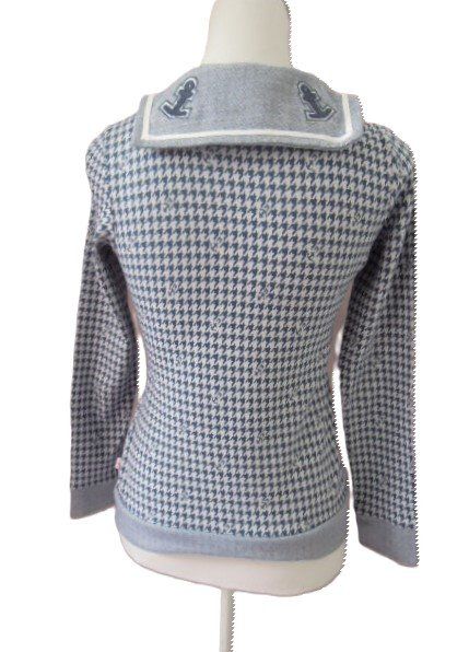 Blutsgeschwister Maglioni & Felpe: BLUTSGESCHWISTER  Gr. 34 cooler leichterer Pulli Marinestil – Usato da Basel venduto da FRAU.ZAUBER.MOND 1