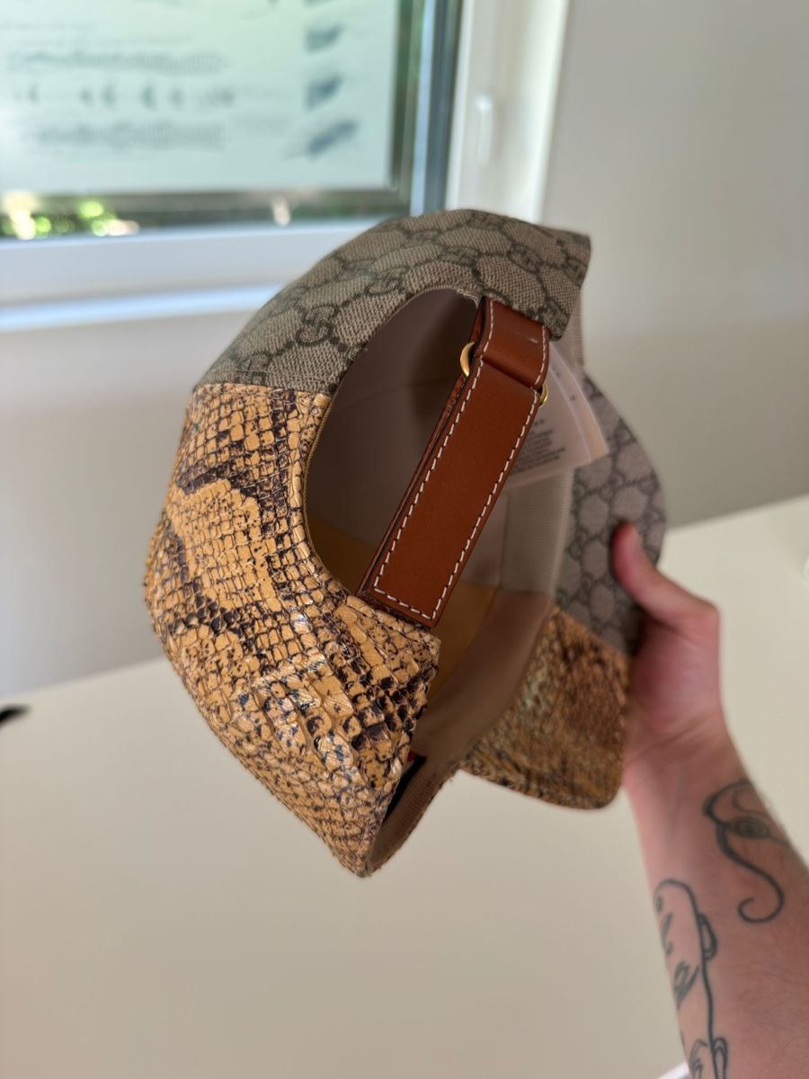Gucci Sonstige Kleidung & Accessoires: Gucci Cap Phyton Leder – Neu (gemäss Beschreibung) aus St.Gallen von matmaf 2