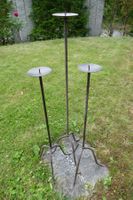3 Kerzenständer für Garten oder zu Hause