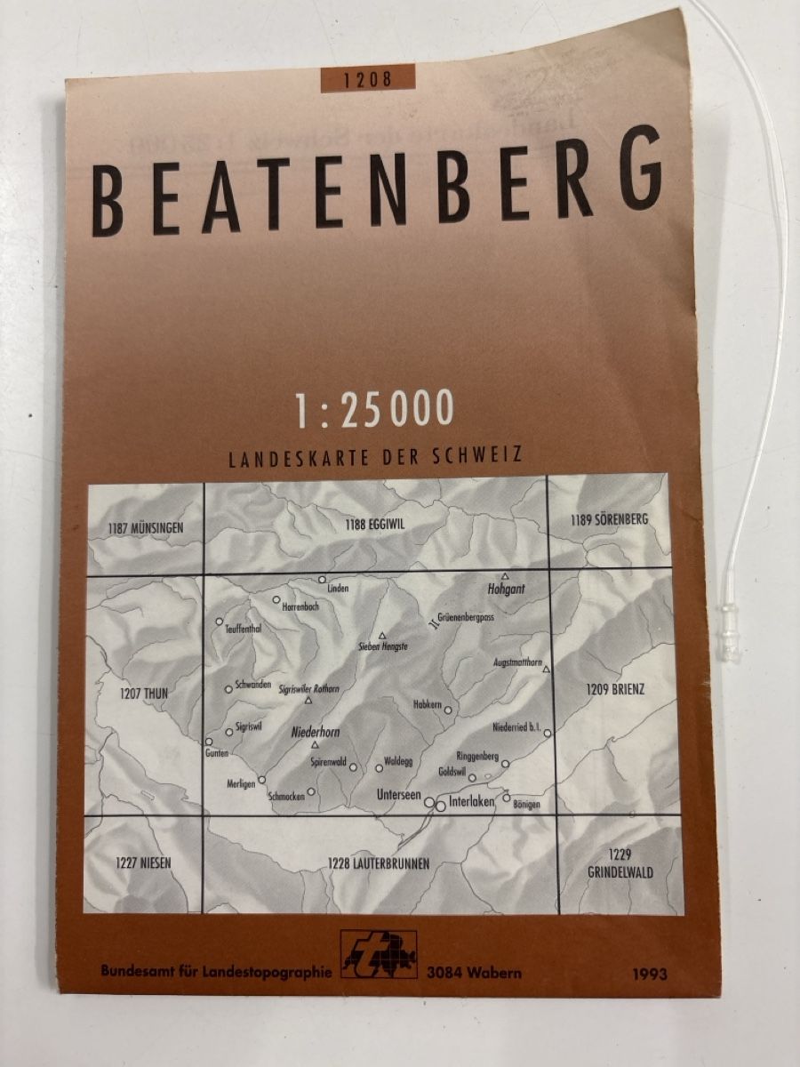 Cartes géographiques & atlas: Wanderkarte BEATENBERG – D'occasion à Gipf-Oberfrick par mapfi5