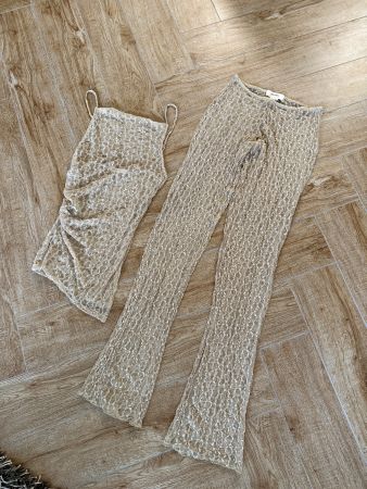 *NEU* Zweiteiliges Strand-Set in Beige, Gr. S