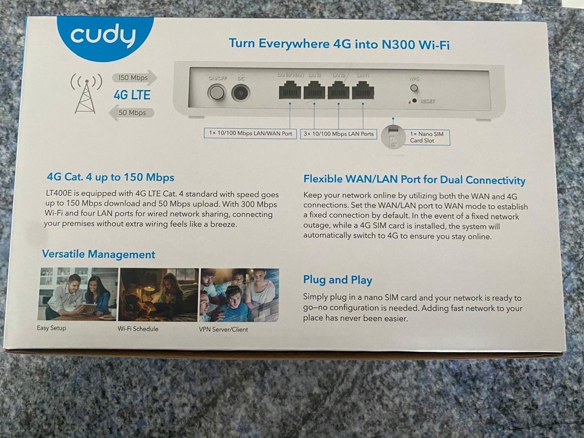 Modem & Router: Wi-Fi Router / Wlan – Nuovo e nell'imballaggio originale da Belp venduto da tim_b9mc 1