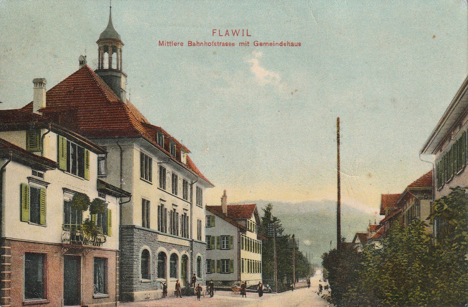 Cartoline postali: Flawil Bahnhofstrasse – Usato da Rorschacherberg venduto da fratovi2