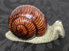 Keramik Schnecke, Vintage Deko Tierfigur für Sammler🐌