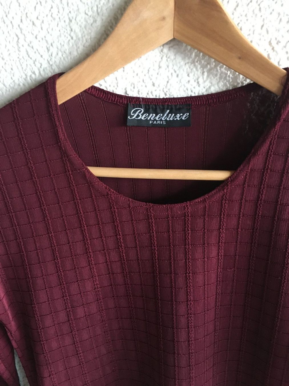 T-shirts: BENELUXE PARIS Shirt, bordeaux m. Fehler – D'occasion à Arni AG par Mimo007 1