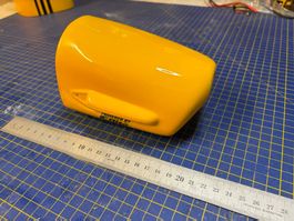 Gelbe E-flite Motorhaube mit Aufkleber guter Zustand