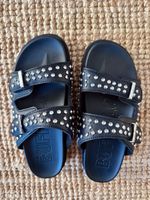 Buffalo Sandalen Schwarz Nieten