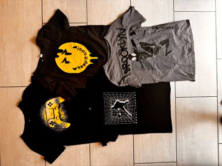 4 coole bedruckte T-Shirt's für Jungs Grösse 158/164