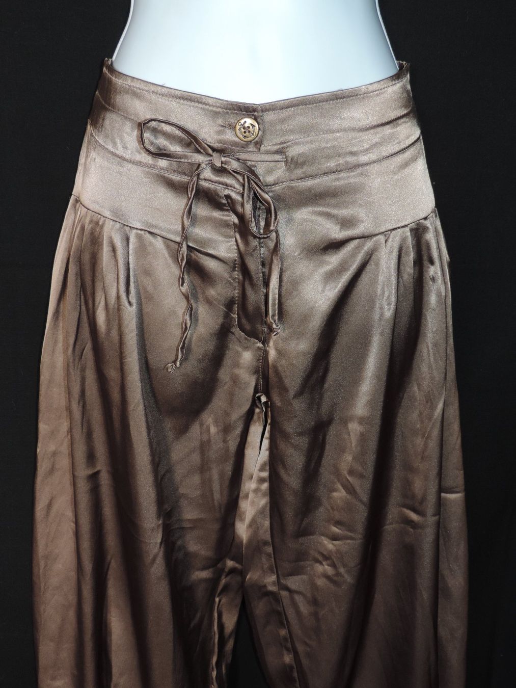Hosen: corsaire ample brun scintillant – Gebraucht aus Genève von Axelle333 2