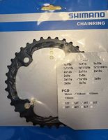 Neues Kettenblatt Shimano Deore 36 Zähne, für 3x10