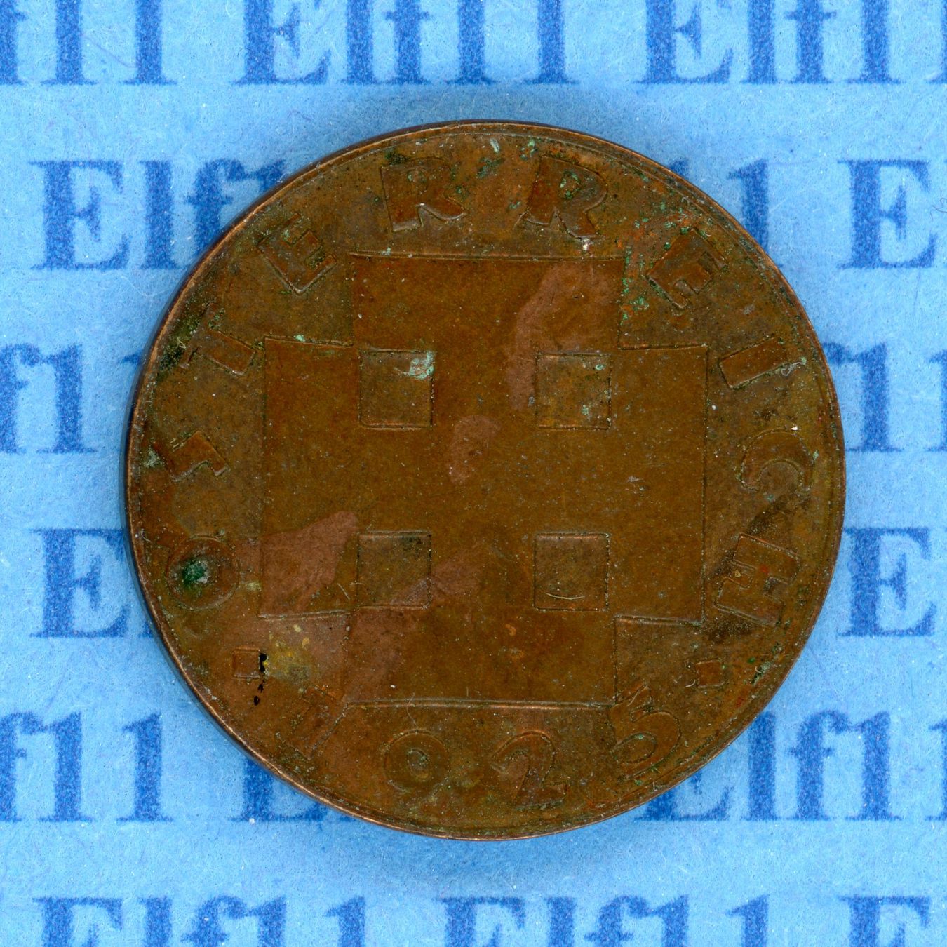 Tutti le monete: ATS___0.02 1925 vz 2 Groschen – Usato da Widnau venduto da Elf11