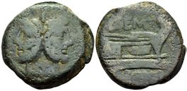 Roman Republic. L. Sempronius PITIO bronze AS