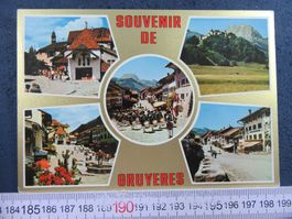 SOUVENIR DE GRUYERES GOLDEN AK FR
