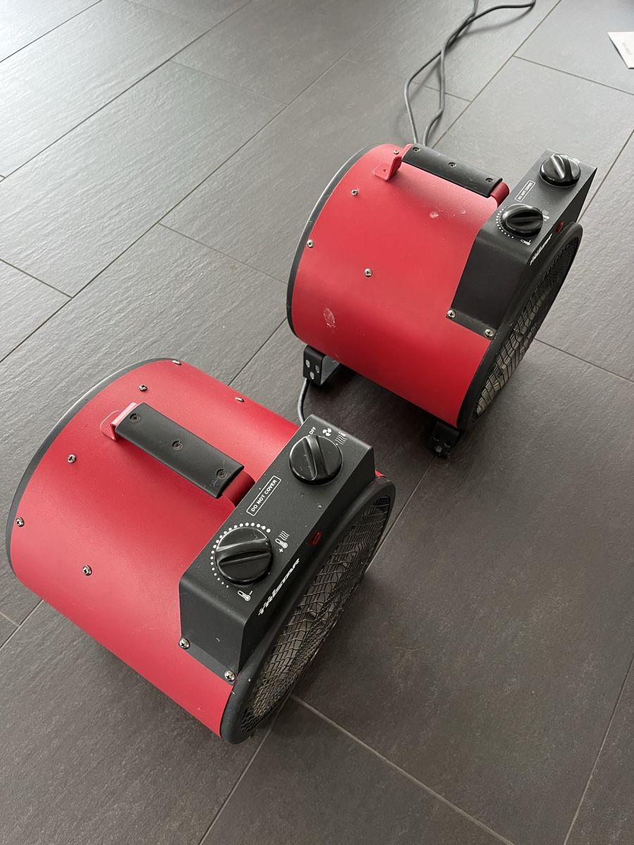 Radiatori: 2x Heizlüfter 3000W – Usato da Fischenthal venduto da andivolley 6