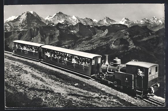 Cartoline postali: AK Brienz, Brienzer Rothorn-Bahn – Usato da Berlin venduto da bartko-reher