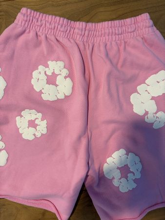 Denim Tears Pink Floral Shorts - Size L - Summer Vibes!