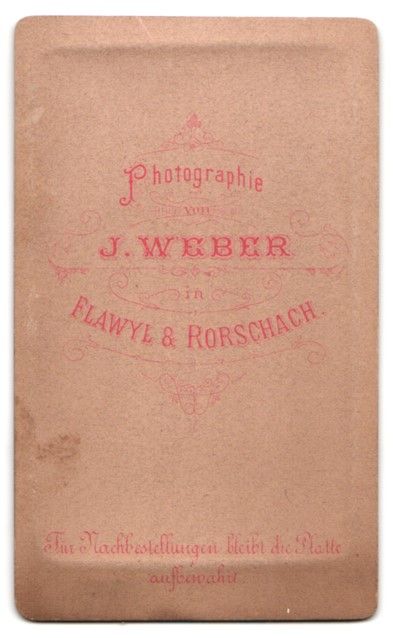 Fotografie & Manifesti: Fotografie J. Weber, Flawyl, Rorschach,  – Usato da Berlin venduto da bartko-reher 1