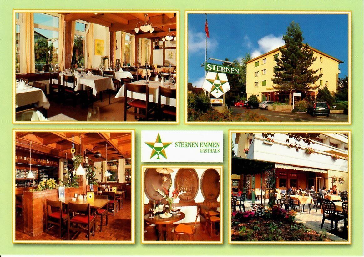 Cartoline postali: Gasthaus Sternen Emmen – Usato da Hochdorf venduto da Ziegel-16