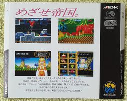RAGUY - Neo Geo CD - BACK COVER ONLY - Japan - Original