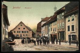 Balsthal, Hauptgasse mit Wohngebäuden u
