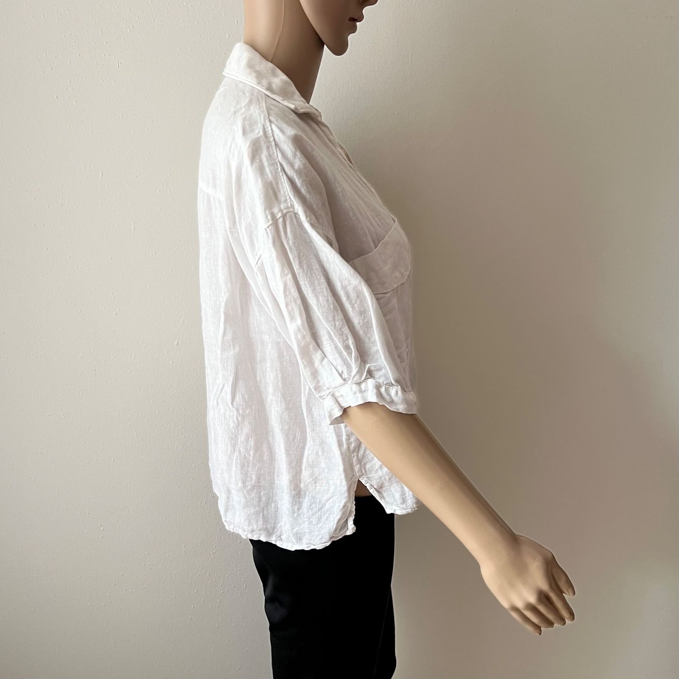 Zara Blusen: ZARA Leinenbluse weiss 🤍 – Gebraucht aus zürich von vintage12 5