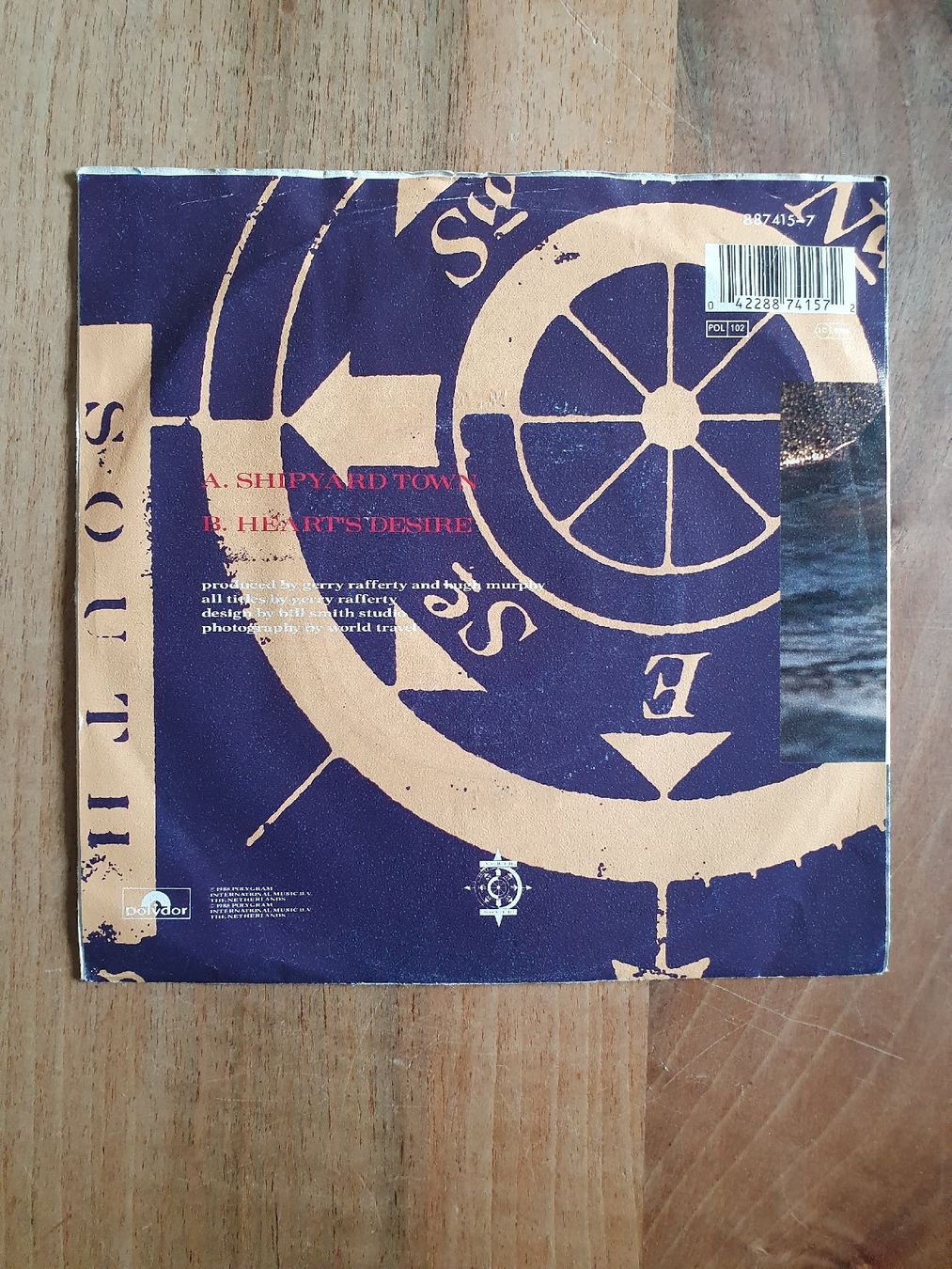 Schallplatten: Gerry Rafferty Shipyard Town 7" Vinyl Polydor – Gebraucht aus Sirnach von dimitri1963 1