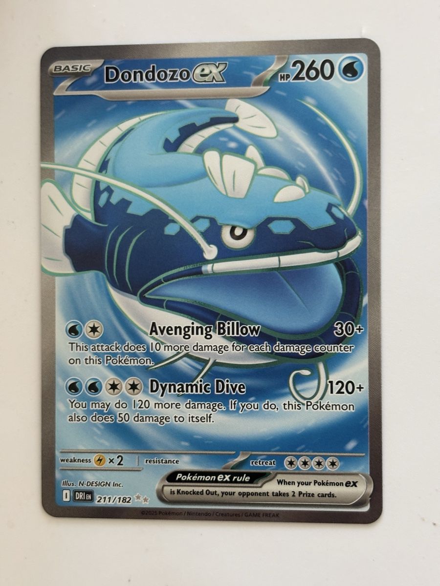 Pokémon Cartes à collectionner: Carte Pokémon DONDOZO dri211  – Neuf (Voir description) à lausanne par helderj