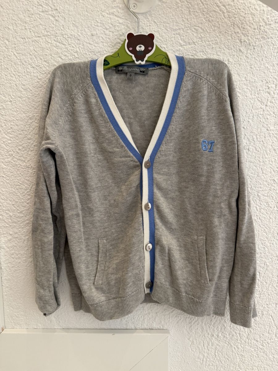 Bonpoint Giacche & Cappotti: Bonpoint Cardigan grau Grösse 6 – Usato da Ebikon venduto da InesUndElf