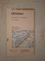 Carte randonnée Ulrichen Oberaahorn Grimselpass 1:25000