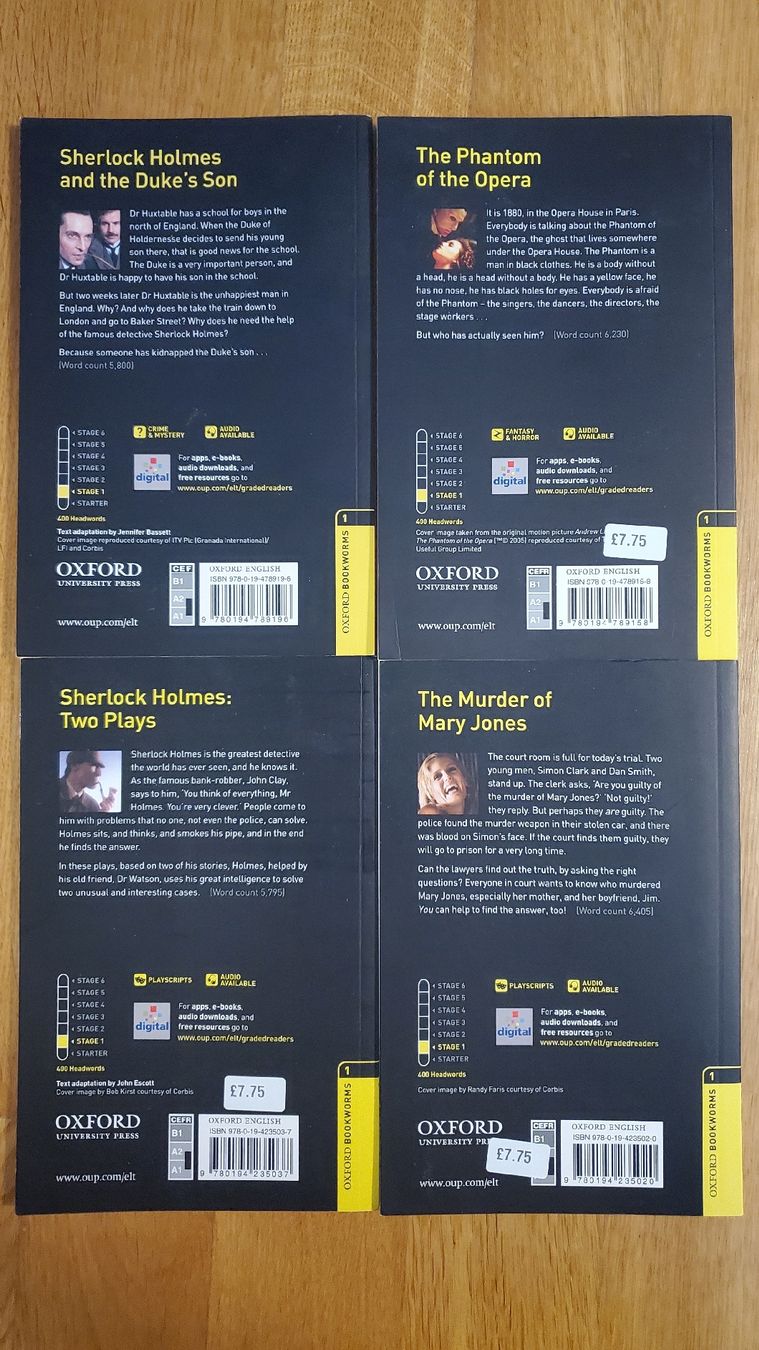 Libri: 4 Oxford Graded Readers Stage 1 – Nuovo (secondo la descrizione) da Uster venduto da lof_2xmz 1