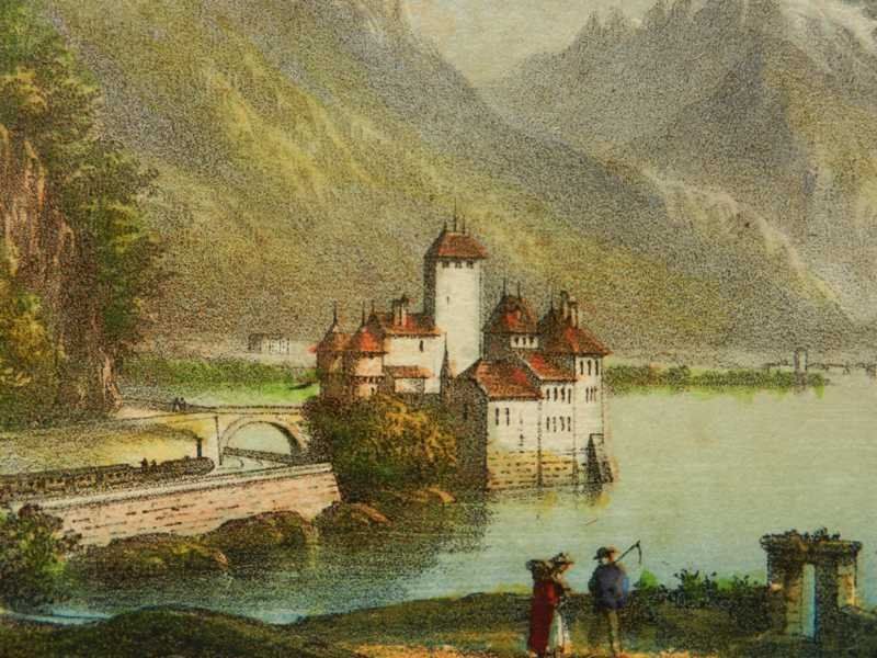 Incisioni: Chillon Lac Leman – Usato da Risch venduto da Rischli15 9