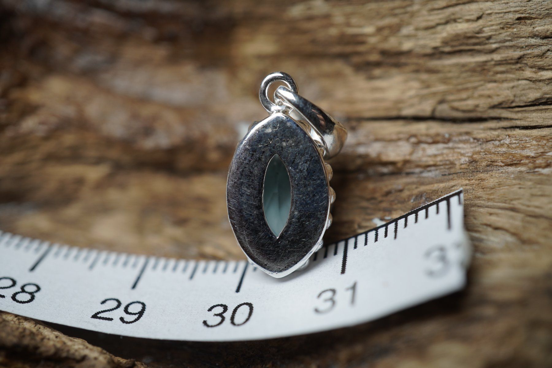 Ciondoli: Topas  Blau    Navette     925 Silber – Nuovo e nell'imballaggio originale da Balgach venduto da top_silver 5