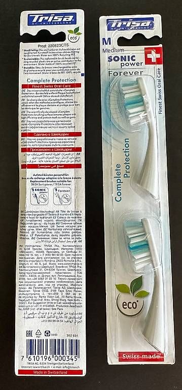 Cura dei denti: 2er Pack TRISA Sonic Power Ersatzbürsten  NEU – Usato da Eggenwil venduto da dangra 1