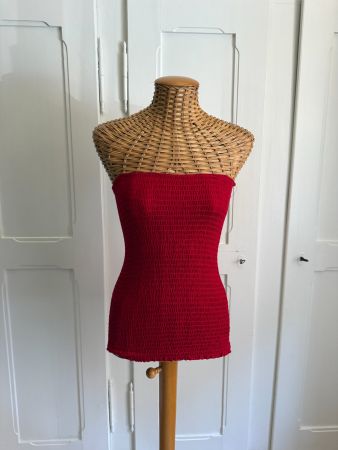 Bustier-Top rot S