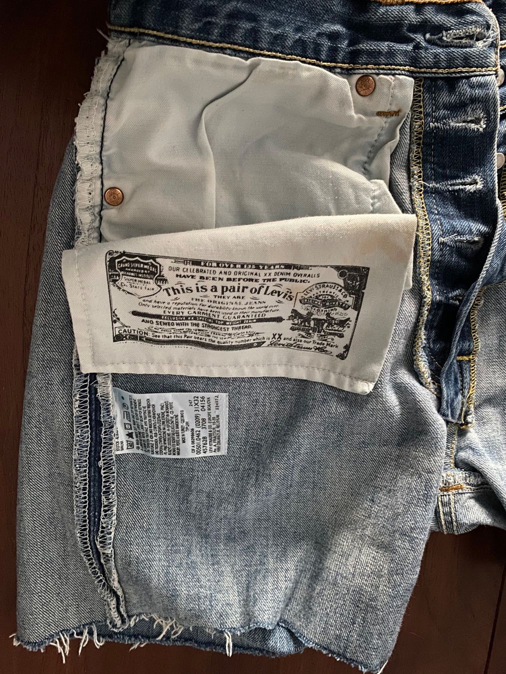 Levi's Jeans: LEVI’S Denim Shorts Mod.501 – Usato da Besazio venduto da lionheart63 2
