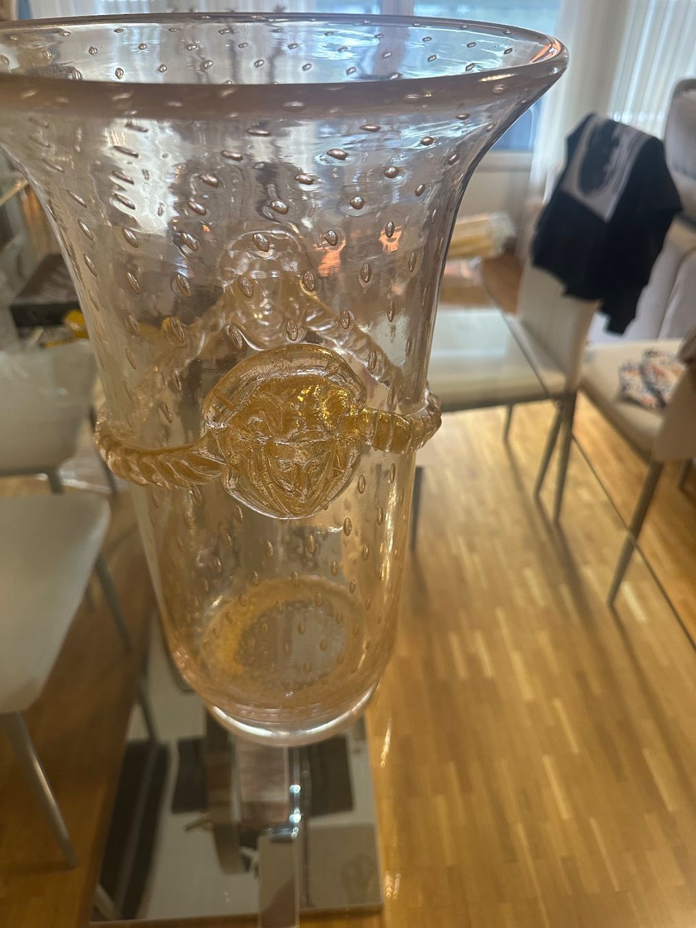 Versace Vasi & Recipienti: Vase Versace en verre doré . Neuve – Usato da Genève venduto da lka_65gh