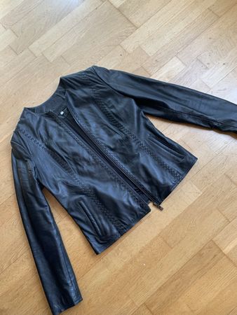 Damen Lederjacke schwarz  gr S .Neu.