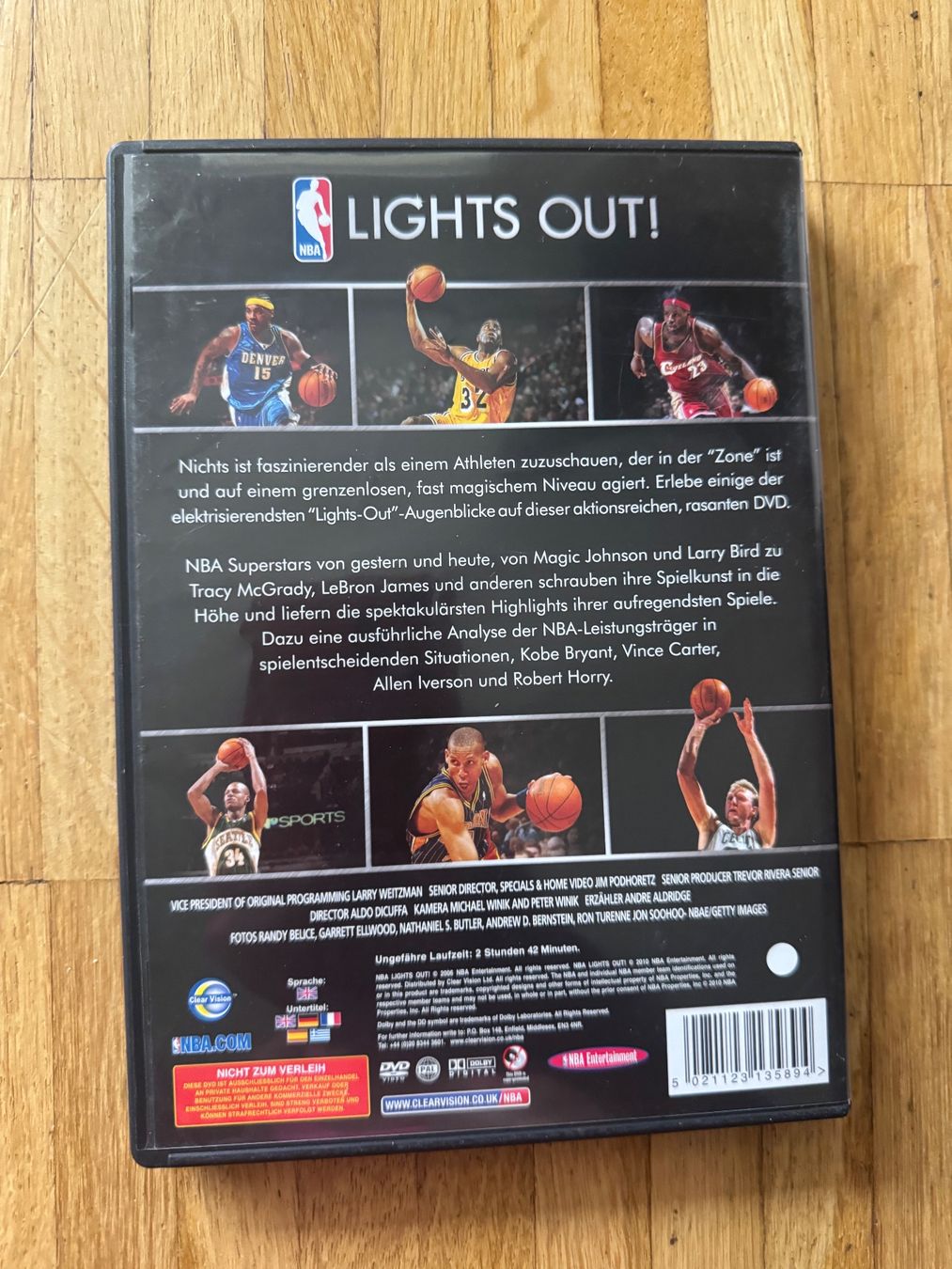 Tutti i DVDs: LIGHTS OUT  (DVD) NBA – Usato da Basel venduto da san_2qlq 1