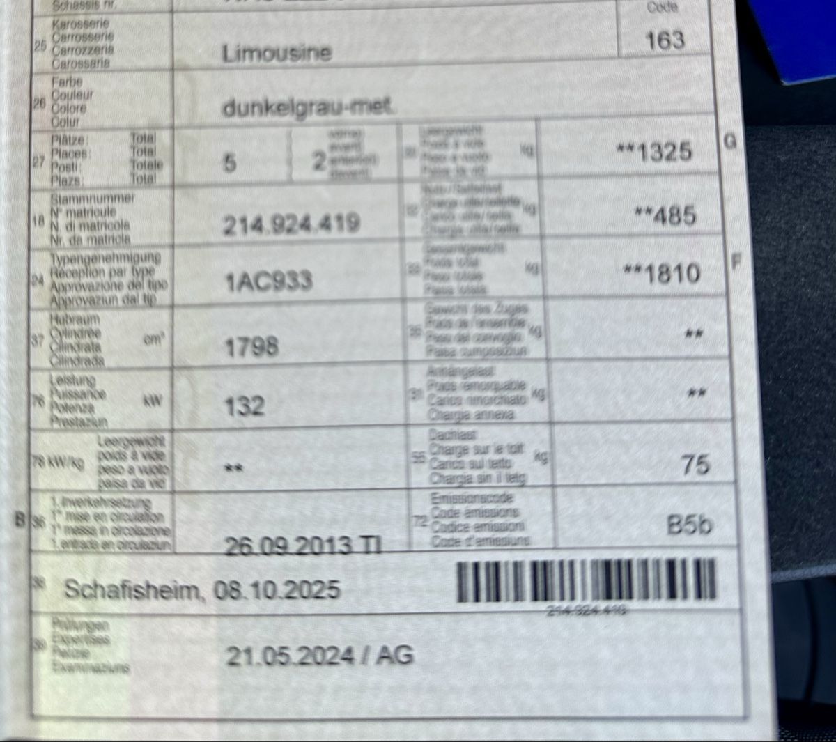 Audi Automobili: Audi A3 1.8TFSI ab MFK – Usato da Muhen venduto da Pol_444 9